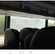 A since-deleted tweet purporting to show damage on an Apple bus traveling between San Francisco and the company’s headquarters in Cupertino. Screengrab via TechCrunch